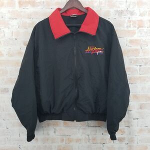 Vtg High Five Sportswear Full Zip Windbreaker Pontiac Hot Laps Men's Size XL USA